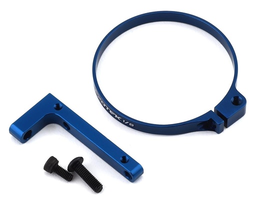 [EXO1914BLU] Exotek 1/8 V2 E-Buggy Clamp On Fan Mount (Blue)