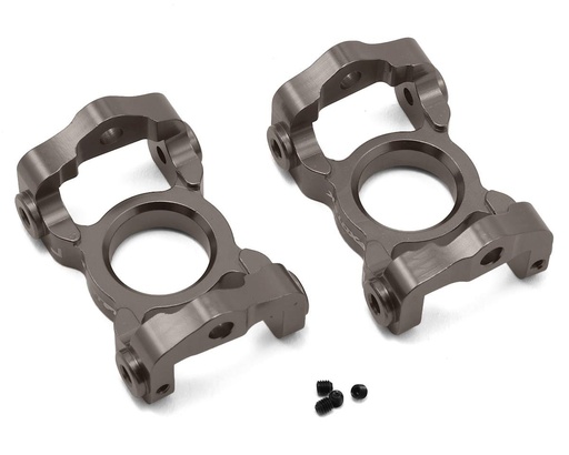 [EXO1852GUN] Exotek Losi LST 3XL Aluminum Front C Hubs (Gun Metal) (2)