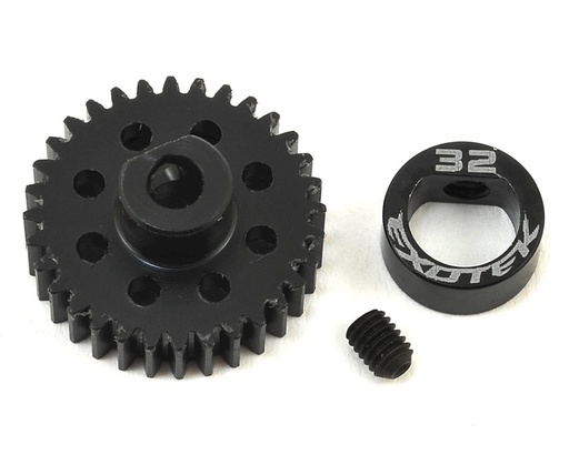 [EXO1773] Exotek Flite 48P POM Pinion Gear w/Alloy Collar (3.17mm Bore) (32T)