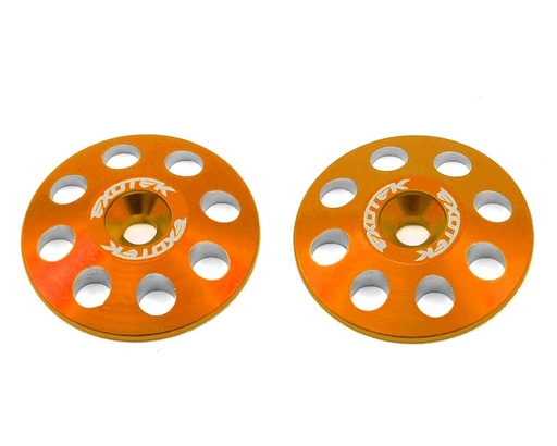 [EXO1665ORG] Exotek 22mm 1/8 XL Aluminum Wing Buttons (2) (Orange)