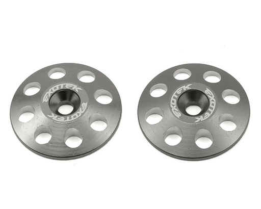 [EXO1665GUN] Exotek 22mm 1/8 XL Aluminum Wing Buttons (2) (Gun Metal)