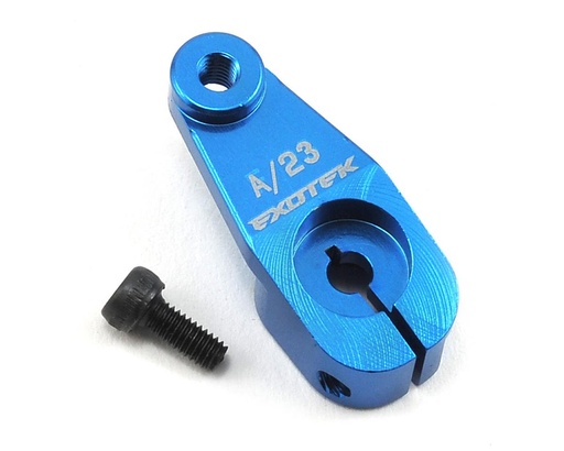 [EXO1554BLU] Exotek Aluminum AE HD Servo Horn (Blue) (23T)