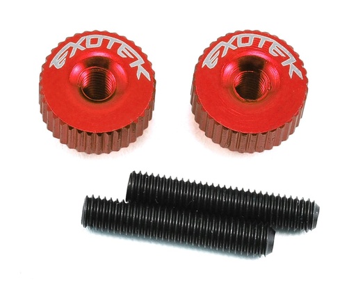[EXO1191RED] Exotek M3 Twist Nut (Red)