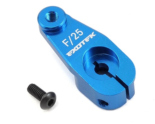 [EXO1547BLU] Exotek Aluminum AE HD Servo Horn (Blue) (25T - Futaba/Savox/ProTek)