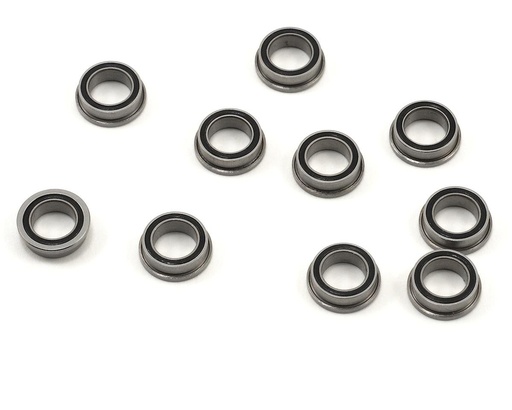 [PTK-10070] ProTek RC 1/4x3/8x1/8" Rubber Shielded Flanged "Speed" Bearing (10)