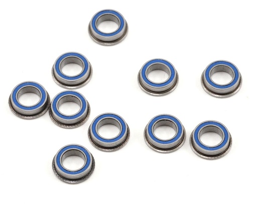 [PTK-10089] ProTek RC 5x8x2.5mm Rubber Sealed Flanged "Speed" Bearing (10)