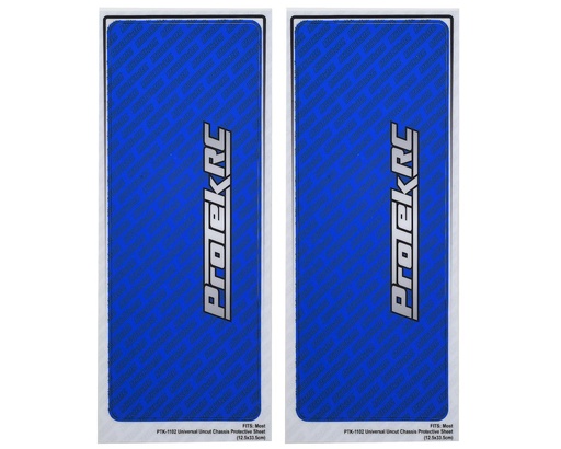 [PTK-1102-BLU] ProTek RC Universal Chassis Protective Sheet (Blue) (2)