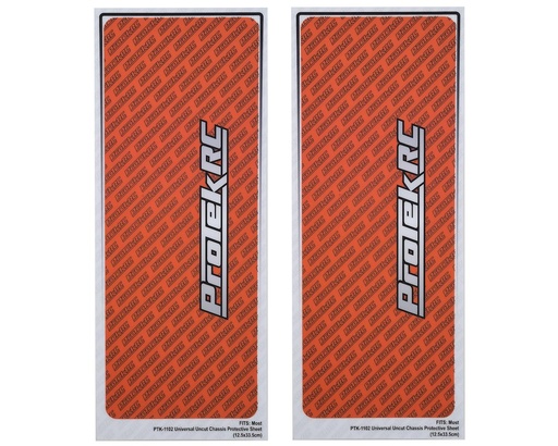[PTK-1102-ORG] ProTek RC Universal Chassis Protective Sheet (Orange) (2)