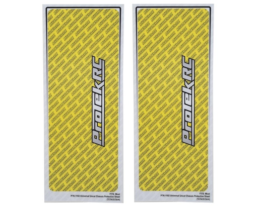 [PTK-1102-YLW] ProTek RC Universal Chassis Protective Sheet (Yellow) (2)