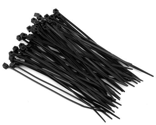 [PTK-1419] ProTek RC 2x100mm Zip Ties (Black) (50pcs)