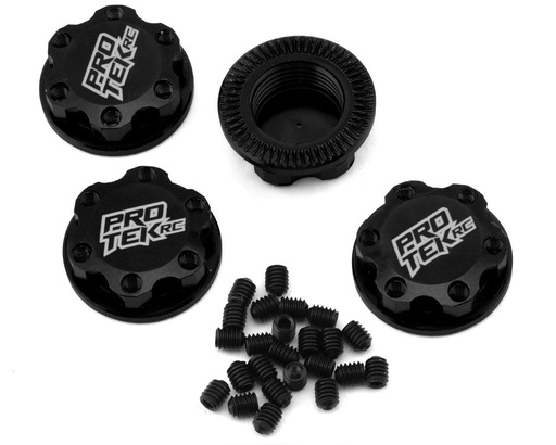 [PTK-2036] ProTek RC 17mm Captured & Knurled Magnetic Wheel Nuts (4) (Black)