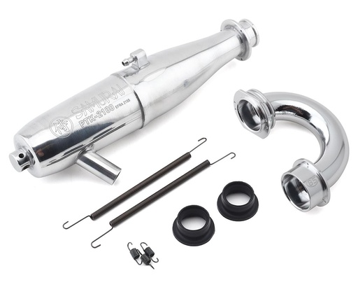 [PTK-2100SC] ProTek RC 2100 Tuned Exhaust Pipe w/85mm Manifold (Welded Nipple) (EFRA2155)