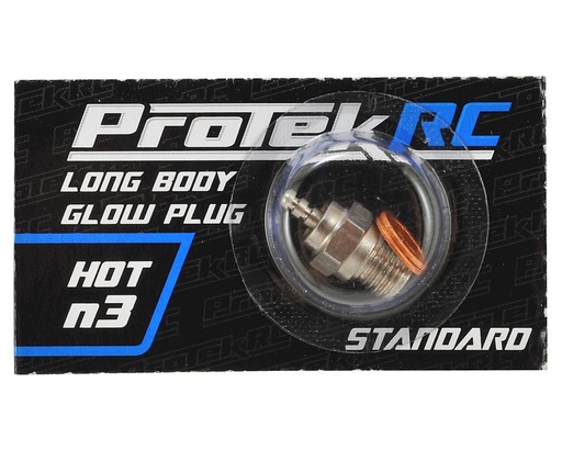 [PTK-2553] ProTek RC N3 Hot Standard Glow Plug (.12, .15 and .18 Engines)