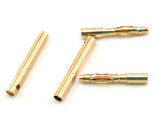 [PTK-5000] ProTek RC 2.0mm Gold Plated Inline Connectors (2 Male/2 Female)