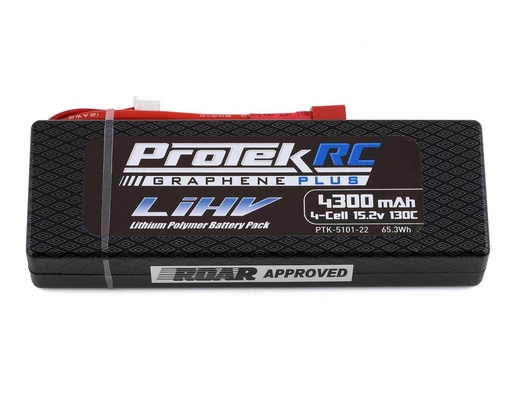 [PTK-5101-22] ProTek RC 4S 130C Low IR Si-Graphene + HV LCG LiPo Battery (15.2V/4300mAh)