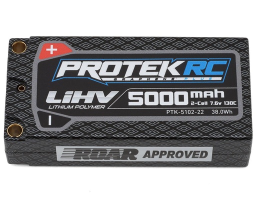 [PTK-5102-22] ProTek RC 2S 130C Low IR Si-Graphene + HV Shorty LiPo Battery (7.6V/5000mAh)