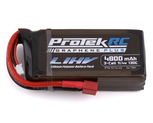[PTK-5116-22] ProTek RC 3S 130C Low IR Si-Graphene + HV Shorty LiPo Battery (11.4V/4800mAh)