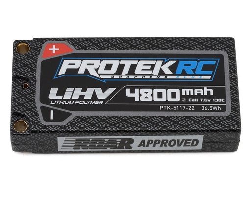 [PTK-5117-22] ProTek RC 2S 130C Low IR Si-Graphene + HV LCG Shorty LiPo Battery (7.6V/4800mAh)