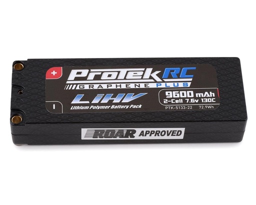 [PTK-5133-22] ProTek RC 2S 130C Low IR Si-Graphene + HV LiPo Battery (7.6V/9600mAh)