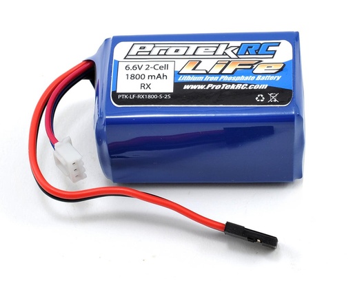 [PTK-5162] ProTek RC LiFe Hump/Short Receiver Battery Pack (Kyosho/Tekno) (6.6V/1800mAh)