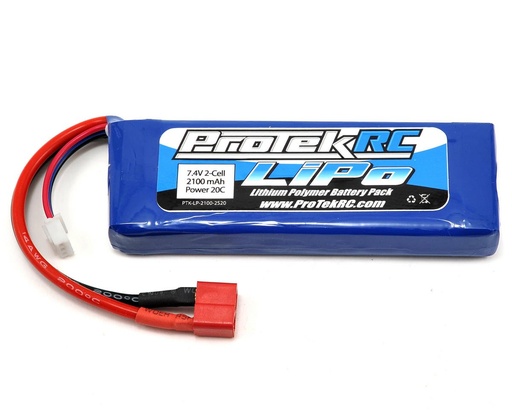 [PTK-5177] ProTek RC 2S LiPo 20C Battery (7.4V/2100mAh) (Receiver Battery)