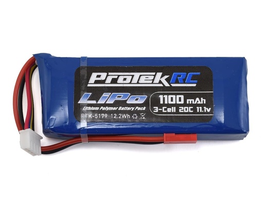 [PTK-5179] ProTek RC 3S "High Power" LiPo 20C Battery Pack (11.1V/1100mAh) (Blade SR)