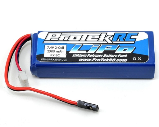 [PTK-5196] ProTek RC LiPo Receiver Battery Pack (Mugen/AE/8ight-X) (7.4V/2300mAh)