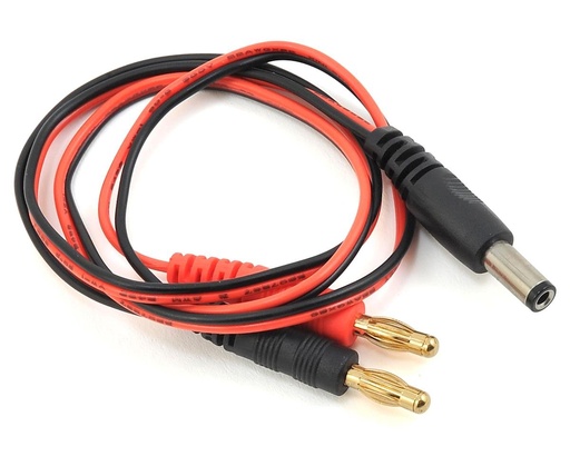 [PTK-5212] ProTek RC Transmitter Charge Lead (DC Plug to 4mm Banana Plugs)