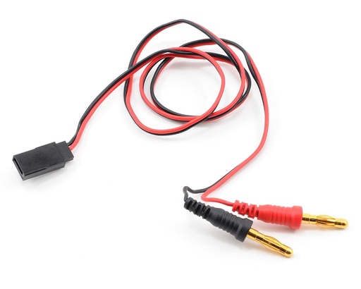 [PTK-5213] ProTek RC Receiver Charge Lead (Futaba Female to 4mm Banana Plugs)