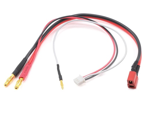 [PTK-5238] ProTek RC 2S Charge/Balance Adapter (T-Style Ultra Plug to 4mm Bullet)