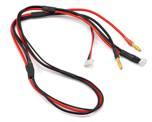 [PTK-5319] ProTek RC Receiver Balance Charge Lead (2S to 4mm Banana w/4S Adapter)