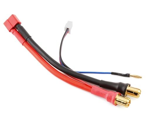 [PTK-5357] ProTek RC 2S Charge/Balance Adapter (T-Style Ultra Plug to 8mm Bullet Connector)