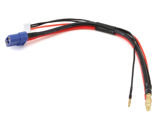 [PTK-5365] ProTek RC 2S Charge/Balance Adapter (5mm Bullet Connectors to Female XT90)