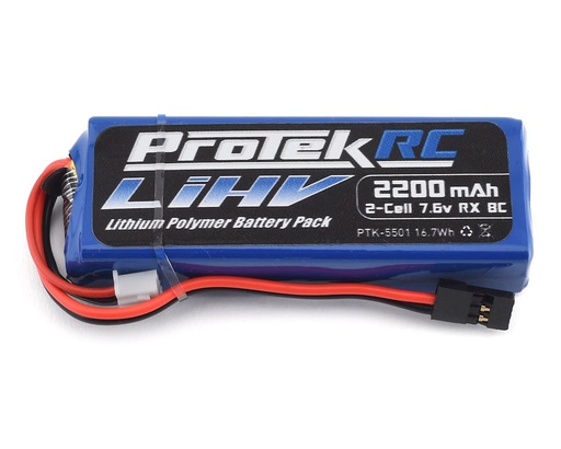 [PTK-5501] ProTek RC HV LiPo Receiver Battery Pack (Mugen/AE/8ight-X) (7.6V/2200mAh)