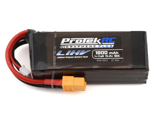[PTK-5573] ProTek RC 4S 90C Si-Graphene + HV LiPo Battery w/XT60 Connector (15.2V/1800mAh)
