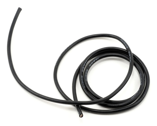 [PTK-5603] ProTek RC Silicone Hookup Wire (Black) (1 Meter) (14AWG)