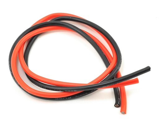 [PTK-5614] ProTek RC Silicone Hookup Wire (Red & Black) (2' Each) (12AWG)