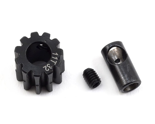 [PTK-8054] ProTek RC Steel 32P Pinion Gear w/3.17mm Reducer Sleeve (Mod .8) (5mm Bore) (11T)