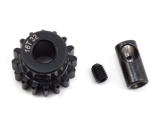 [PTK-8059] ProTek RC Steel 32P Pinion Gear w/3.17mm Reducer Sleeve (Mod .8) (5mm Bore) (16T)