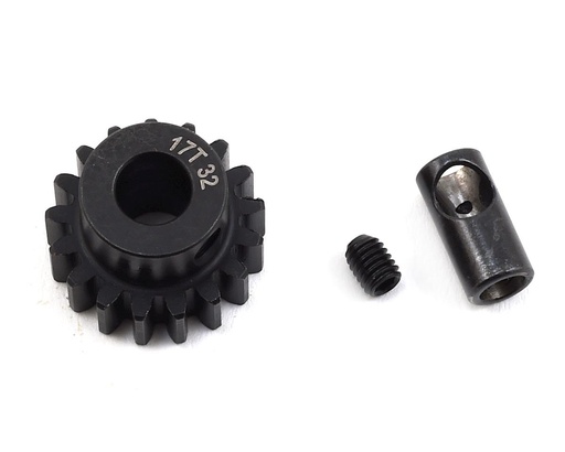 [PTK-8060] ProTek RC Steel 32P Pinion Gear w/3.17mm Reducer Sleeve (Mod .8) (5mm Bore) (17T)