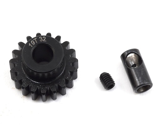 [PTK-8062] ProTek RC Steel 32P Pinion Gear w/3.17mm Reducer Sleeve (Mod .8) (5mm Bore) (19T)