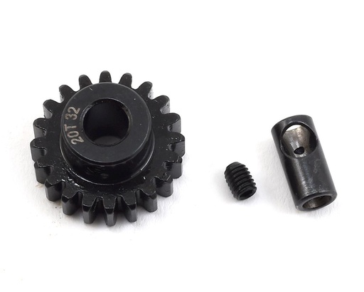 [PTK-8063] ProTek RC Steel 32P Pinion Gear w/3.17mm Reducer Sleeve (Mod .8) (5mm Bore) (20T)