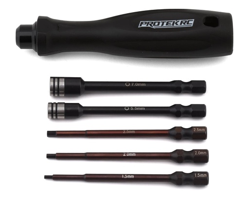 [PTK-8462] ProTek RC "TruTorque" 5-Piece 1/4" Drive Hex & Nut Driver Set