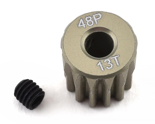 [PTK-8600] ProTek RC 48P Lightweight Hard Anodized Aluminum Pinion Gear (3.17mm Bore) (13T)