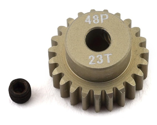 [PTK-8610] ProTek RC 48P Lightweight Hard Anodized Aluminum Pinion Gear (3.17mm Bore) (23T)