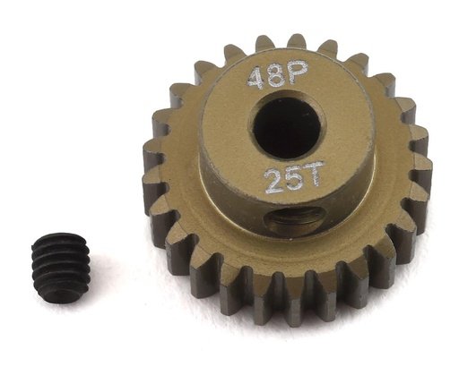 [PTK-8612] ProTek RC 48P Lightweight Hard Anodized Aluminum Pinion Gear (3.17mm Bore) (25T)