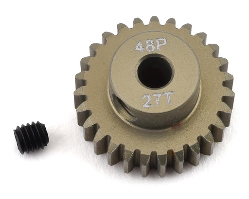 [PTK-8614] ProTek RC 48P Lightweight Hard Anodized Aluminum Pinion Gear (3.17mm Bore) (27T)