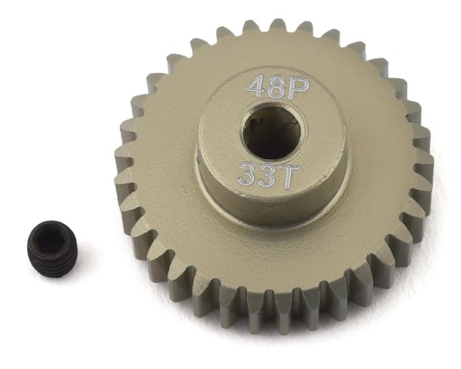 [PTK-8620] ProTek RC 48P Lightweight Hard Anodized Aluminum Pinion Gear (3.17mm Bore) (33T)