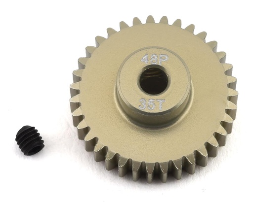[PTK-8622] ProTek RC 48P Lightweight Hard Anodized Aluminum Pinion Gear (3.17mm Bore) (35T)