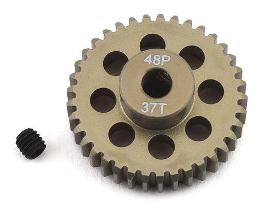 [PTK-8624] ProTek RC 48P Lightweight Hard Anodized Aluminum Pinion Gear (3.17mm Bore) (37T)